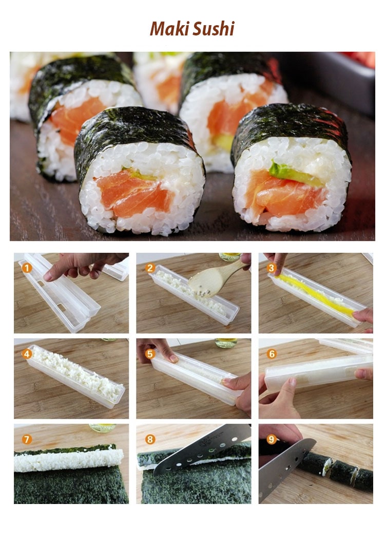 Istruzione maki sushi